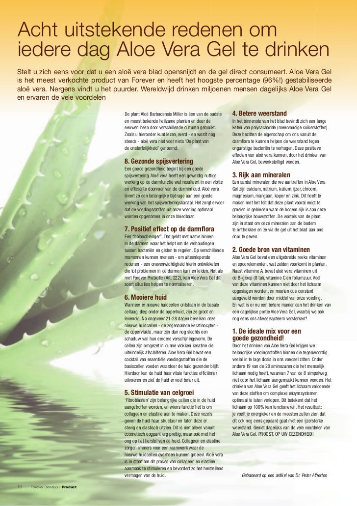 aloe vera waar is het goed voor